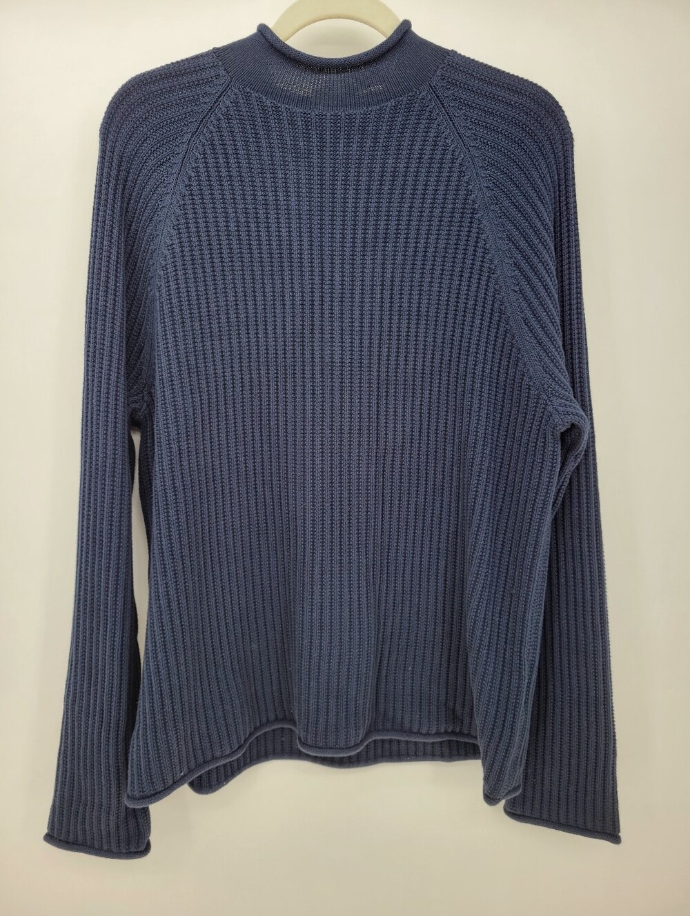 J Crew 1988 Rollneck CT575 Size M Navy CT575 - Picture 4 of 6
